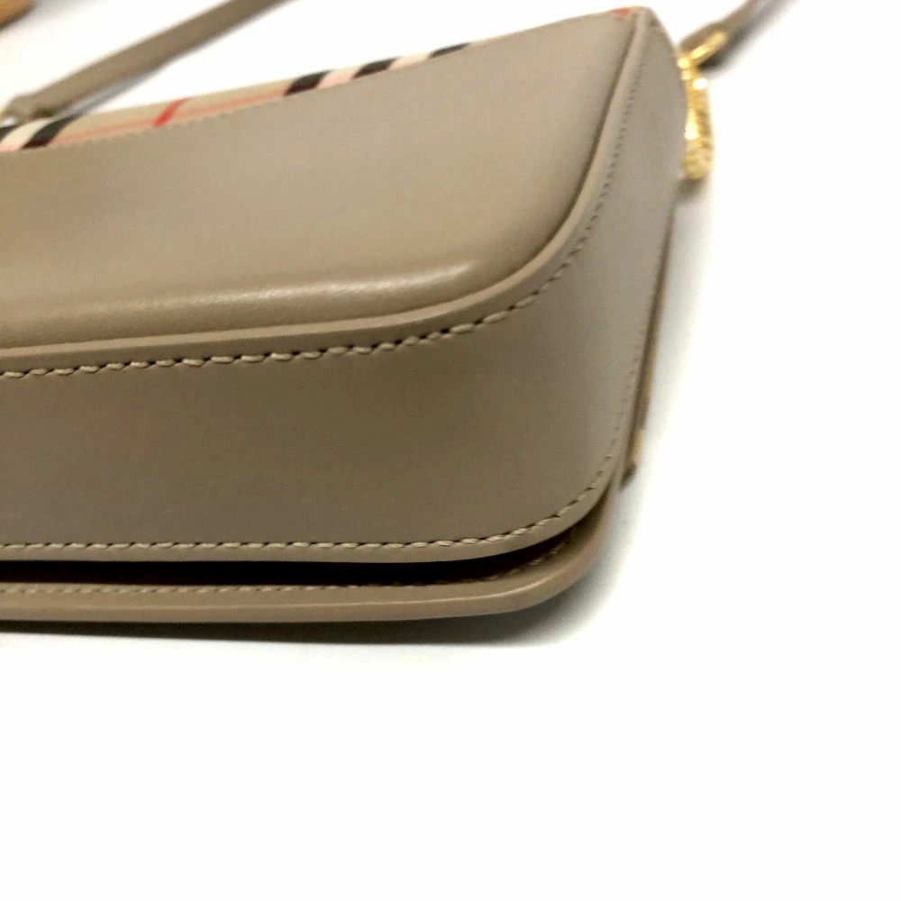 BURBERRY Bag Shoulder Clutch Nova Check Beige Clutch - Picture 5 of 11